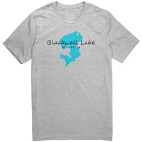 Blackwell Lake Map Unisex Tee