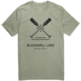 Blackwell Lake Paddles Unisex Tee Black Art