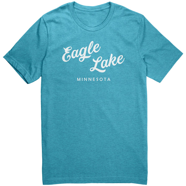 Eagle Lake Unisex Tee, Large Script