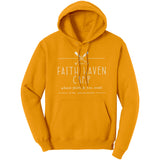 Faith Haven Camp Hoodie, Paddles, Adult, White Art3