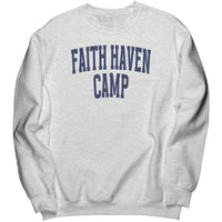 Faith Haven Camp Navy Letters Crew 2024