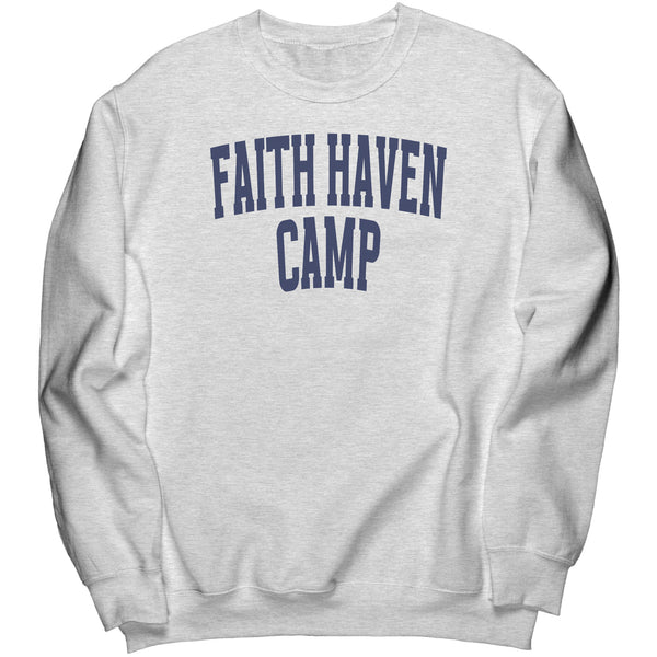 Faith Haven Camp Navy Letters Crew 2024