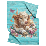 Fleece_Blanket_Plush_Highland_Cow_Rose_V_Blanket_Top_Bottom_Folds_Mockup.png