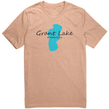 Grant Lake Map Unisex Tee