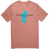 Grant Lake Map Unisex Tee