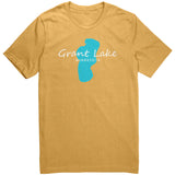 Grant Lake Map Unisex Tee White Art