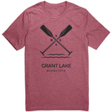 Grant Lake Paddles Unisex Tee Black Art