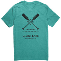 Grant Lake Paddles Unisex Tee Black Art
