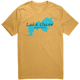 Lake Oscar Map Unisex Tee