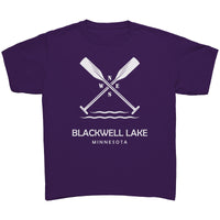 Youth Blackwell Lake Paddles Tee, WHT