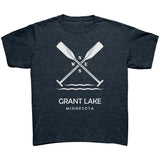 Youth Grant Lake Paddles Tee, WHT