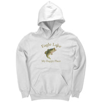Youth Hoodie, Eagle Lake, Bass Happy Place2