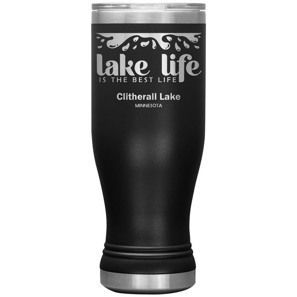 20 oz Stainless BOHO Tumbler, Lake Life, Clitherall Lake