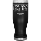 20 oz Stainless BOHO Tumbler, Lake Life, Spitzer Lake
