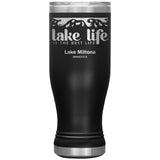20 oz Stainless BOHO Tumbler, Lake Life, Lake Miltona