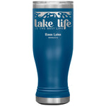 20 oz Stainless BOHO Tumbler, Lake Life, Bass Lake