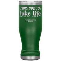 20 oz Stainless BOHO Tumbler, Lake Life, Lake Aaron