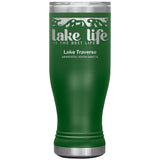 20 oz Stainless BOHO Tumbler, Lake Life, Lake Traverse