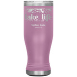 20 oz Stainless BOHO Tumbler, Lake Life, Spitzer Lake