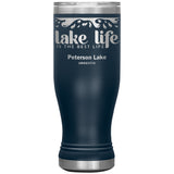 20 oz Stainless BOHO Tumbler, Lake Life, Peterson Lake