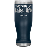 20 oz Stainless BOHO Tumbler, Lake Life, Deer Lake