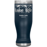 20 oz Stainless BOHO Tumbler, Lake Life, Battle Lake