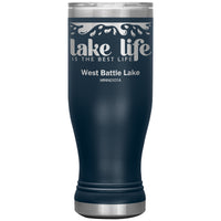 20 oz Stainless BOHO Tumbler, Lake Life, West Battle Lake