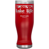 20 oz Stainless BOHO Tumbler, Lake Life, Stuart Lake