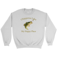 UNISEX Sweatshirt, Chippewa Lake, Bass