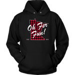 Minnesota Hoodie, Unisex, Buffalo Plaid, Oh Fer Fun!