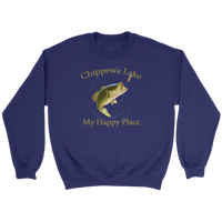 UNISEX Sweatshirt, Chippewa Lake, Bass