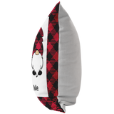 Pillow, Buffalo Plaid, To Gnome Me Is To Love Me