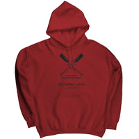 Belmont Lake Paddles Unisex Hoodie BLK Art