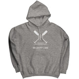 Belmont Lake Paddles Unisex Hoodie WHT Art