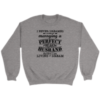Unisex Sweatshirt, Perfect Husband, Gray