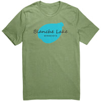 Blanche Lake Map Unisex Tee