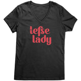 Buchholz Lefse Lady, District Brand V-Tee