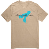 Clitherall Lake Map Unisex Tee