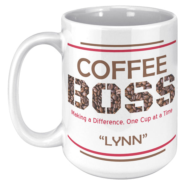 Coffee Boss 15 oz Mug Lynn