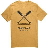Crane Lake Unisex Tee, Paddles, BLK Art