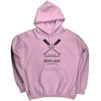 Deer Lake Paddles Unisex Hoodie BLK