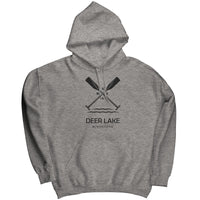 Deer Lake Paddles Unisex Hoodie BLK