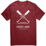 Deer Lake Paddles Unisex Tee WHT2