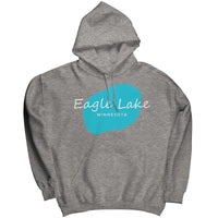 Eagle Lake Map Unisex Hoodie