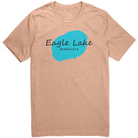 Eagle Lake Map Unisex Tee