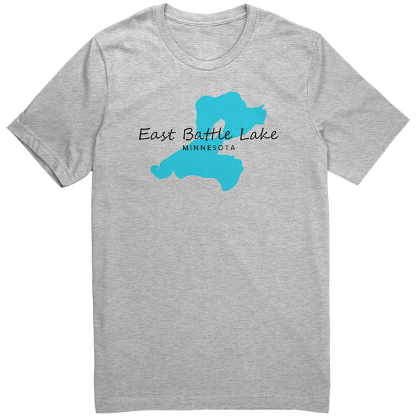 East Battle Lake Map Unisex Tee