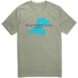 East Battle Lake Map Unisex Tee