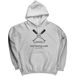 East Battle Lake Paddles Unisex Hoodie BLK1