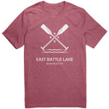 East Battle Lake Paddles Unisex Tee WHT2