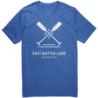East Battle Lake Paddles Unisex Tee WHT1
